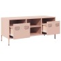 Mueble para TV acero laminado en frío rosa 101,5x39x43,5 cm | Foro24|Onlineshop| Casa, Jardín y Más Foro24.es