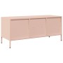 Mueble para TV acero laminado en frío rosa 101,5x39x43,5 cm | Foro24|Onlineshop| Casa, Jardín y Más Foro24.es