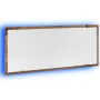 Espejo de baño LED madera ingeniería envejecida 100x8,5x37 cm de , Tocadores de baño - Ref: Foro24-856275, Precio: 73,22 €, D...