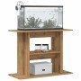 Soporte de acuario madera ingeniería roble artisan 80x35x60 cm de , Soportes para acuarios - Ref: Foro24-857273, Precio: 56,8...