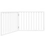 Puerta para perros plegable 2 paneles madera álamo blanca 160cm by , Dog kennels and fences - Ref: Foro24-352184, Price: 36,6...