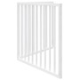 Puerta para perros plegable 2 paneles madera álamo blanca 160cm by , Dog kennels and fences - Ref: Foro24-352184, Price: 36,6...