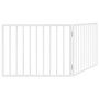 Puerta para perros plegable 2 paneles madera álamo blanca 160cm by , Dog kennels and fences - Ref: Foro24-352184, Price: 36,6...