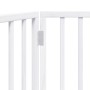 Puerta para perros plegable 2 paneles madera álamo blanca 160cm by , Dog kennels and fences - Ref: Foro24-352184, Price: 36,6...