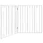 Puerta para perros plegable 2 paneles madera álamo blanca 160cm by , Dog kennels and fences - Ref: Foro24-352186, Price: 45,7...