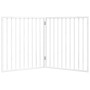 Puerta para perros plegable 2 paneles madera álamo blanca 160cm by , Dog kennels and fences - Ref: Foro24-352186, Price: 45,7...