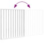 Puerta para perros plegable 2 paneles madera álamo blanca 160cm by , Dog kennels and fences - Ref: Foro24-352186, Price: 45,7...