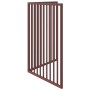 Puerta para perros plegable 2 paneles madera álamo marrón 160cm by , Dog kennels and fences - Ref: Foro24-352202, Price: 44,7...