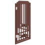 Puerta para perros plegable 6 paneles madera álamo marrón 300cm by , Dog kennels and fences - Ref: Foro24-352199, Price: 88,8...