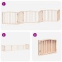 Puerta para perros plegable 6 paneles madera de álamo 480 cm by , Dog kennels and fences - Ref: Foro24-3155609, Price: 91,15 ...