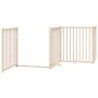 Puerta para perros plegable 8 paneles madera de álamo 640 cm by , Dog kennels and fences - Ref: Foro24-3155726, Price: 136,92...