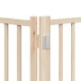 Puerta para perros plegable 8 paneles madera de álamo 640 cm by , Dog kennels and fences - Ref: Foro24-3155726, Price: 136,92...