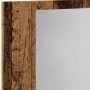 Armario con espejo LED madera ingeniería envejecida 60x12x45 cm de , Tocadores de baño - Ref: Foro24-856282, Precio: 60,14 €,...