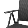 Garden chairs 4 units black synthetic rattan by vidaXL, Garden chairs - Ref: Foro24-313105, Price: 253,29 €, Discount: %