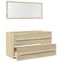 Set de muebles de baño 2 pzas madera contrachapada roble Sonoma von , Badezimmermöbel - Ref: Foro24-856385, Preis: 114,47 €, ...