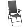 Garden chairs 4 units black synthetic rattan by vidaXL, Garden chairs - Ref: Foro24-313105, Price: 253,29 €, Discount: %