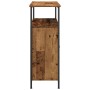 Aparador de madera de ingeniería madera envejecida 70x30x80 cm de , Aparadores - Ref: Foro24-857472, Precio: 77,29 €, Descuen...