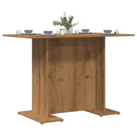 Mesa de comedor madera ingeniería roble artisan