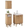 Juego de muebles de baño OTTA 3 pzas madera maciza pino de , Muebles de baño - Ref: Foro24-3307682, Precio: 195,10 €, Descuen...