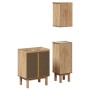 Juego de muebles de baño OTTA 3 pzas madera maciza pino by , Bathroom furniture - Ref: Foro24-3307682, Price: 195,10 €, Disco...