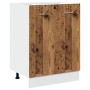 Armario inferior madera ingeniería envejecida 60x46x81,5 cm de , Armarios de cocina - Ref: Foro24-856074, Precio: 80,66 €, De...