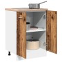 Armario inferior madera ingeniería envejecida 60x46x81,5 cm de , Armarios de cocina - Ref: Foro24-856074, Precio: 80,66 €, De...