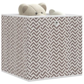 Cajas almacenaje plegables 4 uds no tejida marrón 32x32x32 cm by , Storage baskets - Ref: Foro24-4018985, Price: 24,70 €, Dis...