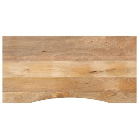 Tablero escritorio con curva madera mango rugosa 140x50x2,5 cm de , Tableros para mesas - Ref: Foro24-370197, Precio: 93,71 €...