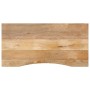 Tablero escritorio con curva madera mango rugosa 140x50x2,5 cm by , Table tops - Ref: Foro24-370197, Price: 93,71 €, Discount: %