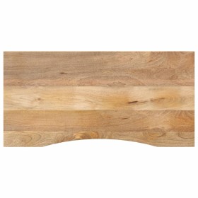 Tablero escritorio con curva madera mango rugosa