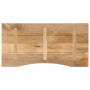 Tablero escritorio con curva madera mango rugosa 110x50x2,5 cm | Foro24|Onlineshop| Casa, Jardín y Más Foro24.es