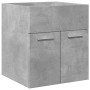 Set muebles de baño 2 piezas madera contrachapada gris hormigón by , Bathroom furniture - Ref: Foro24-3324861, Price: 128,99 ...