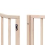 Puerta para perros plegable 8 paneles madera de álamo 640 cm by , Dog kennels and fences - Ref: Foro24-3155614, Price: 142,77...