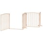 Puerta para perros plegable 12 paneles madera de álamo 960 cm by , Dog kennels and fences - Ref: Foro24-3155616, Price: 210,0...