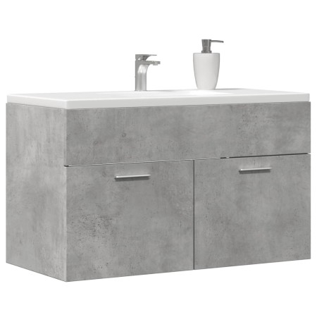 Mueble de lavabo madera ingeniería gris hormigón 90x38,5x46 cm | Foro24|Onlineshop| Casa, Jardín y Más Foro24.es