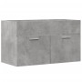 Mueble de lavabo madera ingeniería gris hormigón 90x38,5x46 cm de , Muebles de baño - Ref: Foro24-856214, Precio: 51,67 €, De...