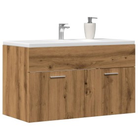 Mueble de lavabo de baño madera roble artisan 90x38,5x46 cm von , Badezimmermöbel - Ref: Foro24-856216, Preis: 62,25 €, Rabat...