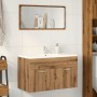 Mueble de lavabo de baño madera roble artisan 90x38,5x46 cm by , Bathroom furniture - Ref: Foro24-856216, Price: 62,25 €, Dis...