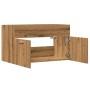 Mueble de lavabo de baño madera roble artisan 90x38,5x46 cm de , Muebles de baño - Ref: Foro24-856216, Precio: 62,25 €, Descu...