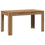 Mesa de comedor madera ingeniería roble artisan 140x74,5x76 cm de , Mesas de cocina y de comedor - Ref: Foro24-856573, Precio...