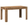 Mesa de comedor madera ingeniería roble artisan 140x74,5x76 cm de , Mesas de cocina y de comedor - Ref: Foro24-856573, Precio...