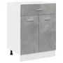 Armario inferior cajón contrachapada gris hormigón 60x46x81,5cm von , Küchenschränke - Ref: Foro24-856088, Preis: 64,67 €, Ra...