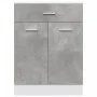 Armario inferior cajón contrachapada gris hormigón 60x46x81,5cm von , Küchenschränke - Ref: Foro24-856088, Preis: 64,67 €, Ra...