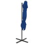 Ampelschirm mit Doppelbespannung azurblau 250x250 cm von vidaXL, Sonnenschirme - Ref: Foro24-312365, Preis: 137,72 €, Rabatt: %