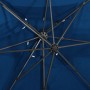 Cantilever parasol with double cover azure blue 250x250 cm by vidaXL, Umbrellas - Ref: Foro24-312365, Price: 137,72 €, Discou...