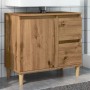 Armario lavabo baño madera ingeniería roble artisan 65x33x60 cm de , Tocadores de baño - Ref: Foro24-857121, Precio: 75,59 €,...