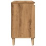 Armario lavabo baño madera ingeniería roble artisan 65x33x60 cm de , Tocadores de baño - Ref: Foro24-857121, Precio: 75,59 €,...