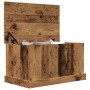 Caja de almacenaje madera de ingeniería envejecida 70x40x38 cm de , Baúles de almacenamiento - Ref: Foro24-857161, Precio: 64...