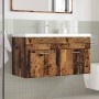 Mueble baño con lavabo integrado madera envejecida | Foro24|Onlineshop| Casa, Jardín y Más Foro24.es