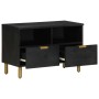 Mueble de TV madera de ingeniería negro 70x33x46 cm | Foro24|Onlineshop| Casa, Jardín y Más Foro24.es